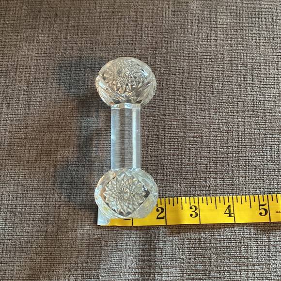 Vintage Large American Brilliant Cut Glass Knife Rest - Picture 7 of 7